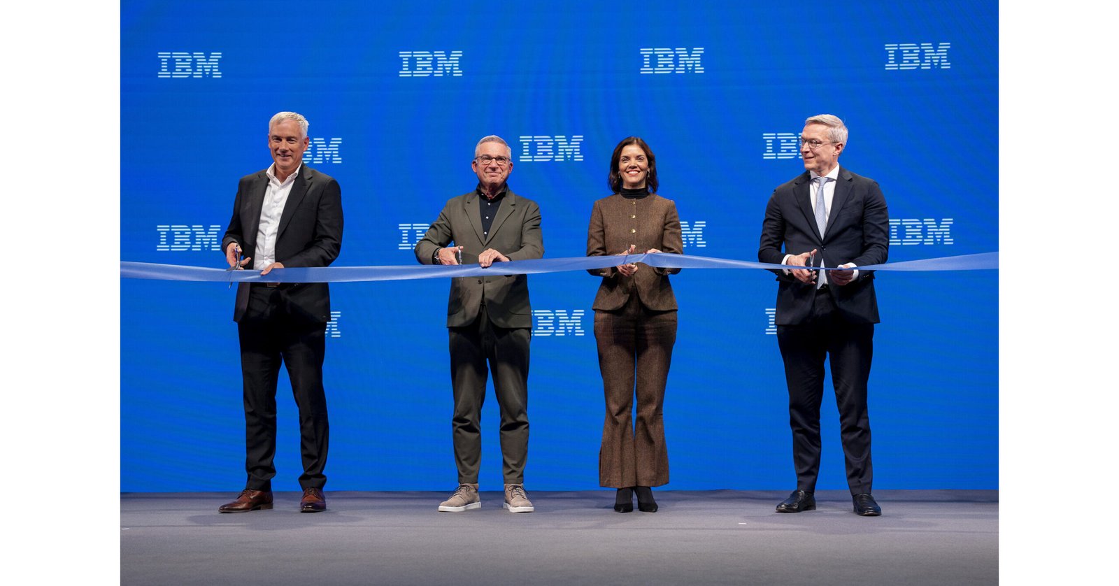 German Federal Minister for Digital Affairs and State Modernization, Dr. Karsten Wildberger, and IBM Executives inaugurate IBM German Headquarters and Technology Campus in Ehningen