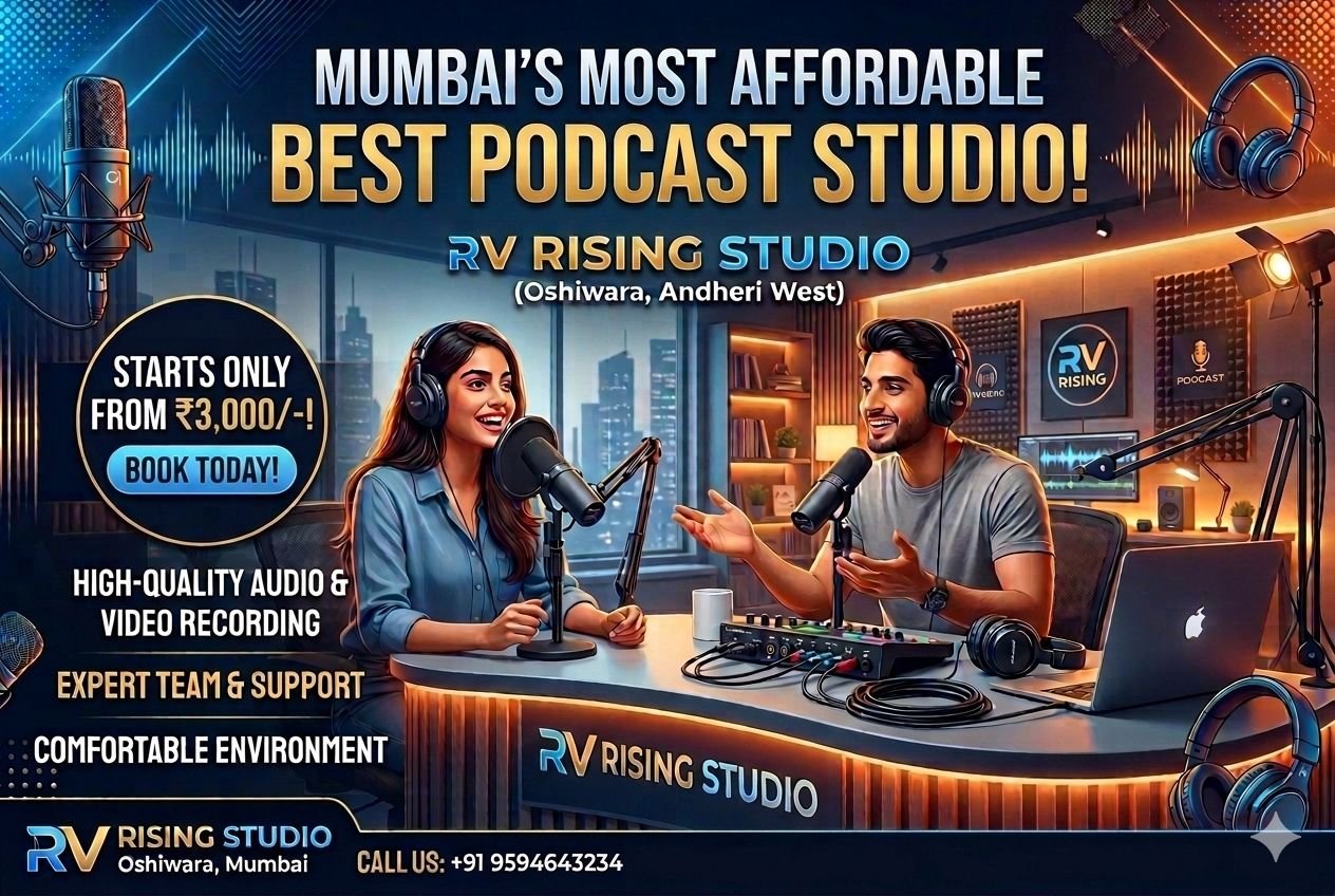 “Home Recording Isn't Enough” Why RV Rising Podcast Studio is the Secret to Viral Podcast Success